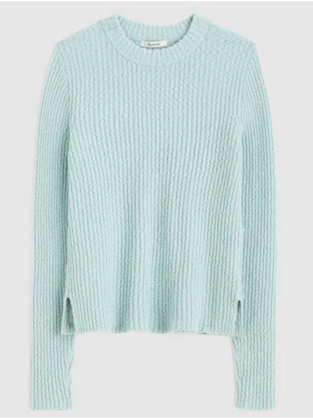 NWT Madewell Bouclé-Knit Crewneck Sweater. XL.